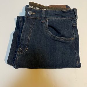 Smith's Workwear  Men's 34 x 30 Dark Vintage Wash Denim Jean Work Pants  JD